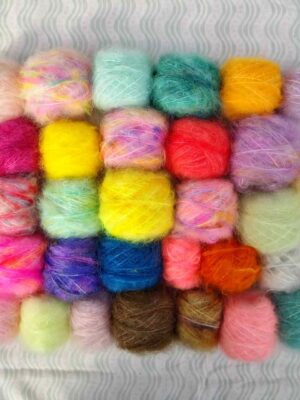400g Fat Mohair #E