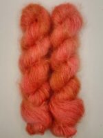 Medium Mohair salmon