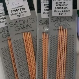 Double pointed knitting needles bamboo 2 mm