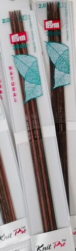 Double pointed knitting needles Wood 2 mm